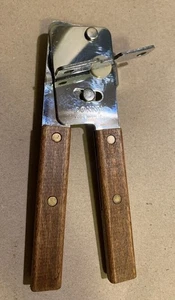 Vintage Bonny 7” Manual Can Opener W/Wood Handle - Made In USA - Picture 1 of 6