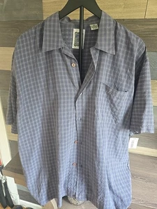Ocean Current Mens Button Up Blue Striped Shirt SzM Nwt - Bild 1 von 9