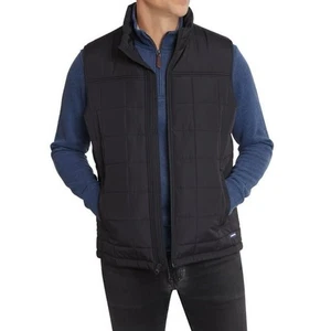 Lands' End Herren gesteppte isolierte warme Weste, wasserabweisend, schwarz, XL - Bild 1 von 15