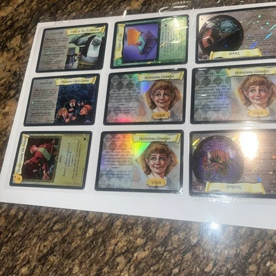 Harry Potter 2001 TCG Foil Lot Of 9 Harry Potter Warner Bros. Lot 12 - Image 1 of 4