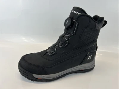 Bota Korkers Snowmageddon Snowtrac para hombre 11,5 pie derecho solo negra BOA *LEER* Foto 1 de 4