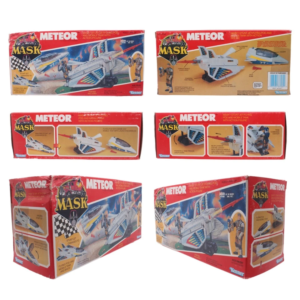Kenner M.A.S.K. MASCHERA Meteor Ace Riker US Box sigillato / MISB - Immagine 1 di 1