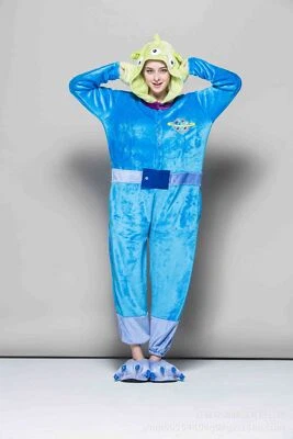 Toy Story Aliens Costume Alien Cosplay Pajamas Jumpsuit Sleepwear Fancy Dress - Image 1 of 4