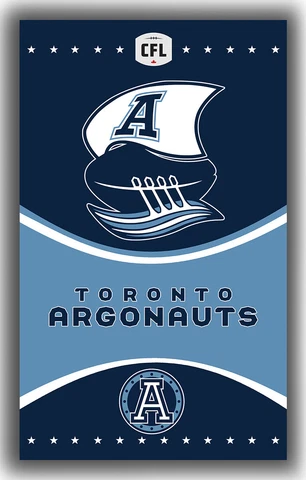 Toronto Argonauts Football Team Vertical Flag 90x150cm 3x5ft Fan Best Banner Cover