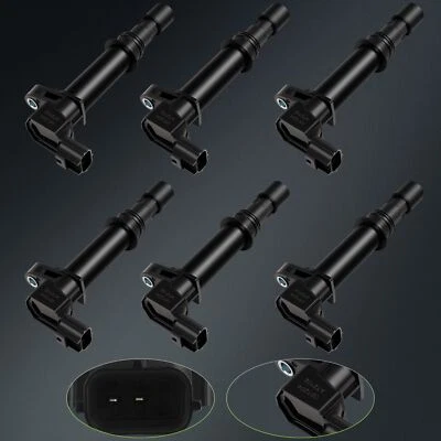 6 For 3.7L V6 2004 2005 2006 2007 2008 Dodge Dakota Ignition Coil - Image 1 of 4