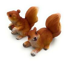 Polyresin Figur Eichhörnchen Nagetier Baumhörnchen Tier Dekofigur aus Polyresin 