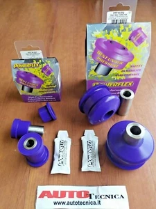 KIT 4 BOCCOLE TRAPEZIO POWERFLEX FIAT 500 595 ABARTH SUPPORTI BRACCI SOSPENSIONE - Picture 1 of 4