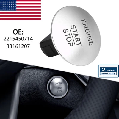 Fits Mercedes Benz Push To Start Button Keyless Go Engine Start Stop Push Button - Image 1 of 4