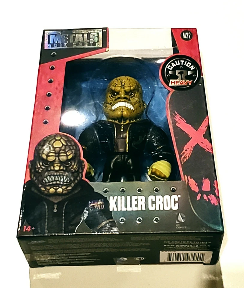 SUICIDE SQUAD KILLER CROC DC COMICS METALES FUNDIDO A PRESIÓN JUGUETES JADA Nuevo Envío Rápido Foto 1 de 4