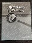 Observing God's World Quiz And Worksheet Key Abeka Greade 6 15746511