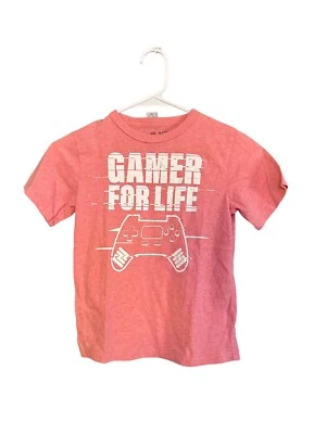 Childrens Place Boys Graphic T Shirt Gamer for Life Small 5/6 - Image 1 of 4