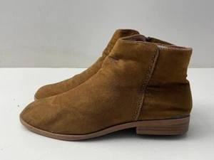 Lefties hellbraune Damen-Stiefeletten aus Wildleder mit seitlichem Reißverschluss UK-Größe 6 EUR 39 -A49 - Bild 1 von 7