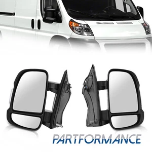 Pair Left & Right Side Manual Mirrors For 2014-2021 RAM Promaster 1500 2500 3500 - Bild 1 von 14