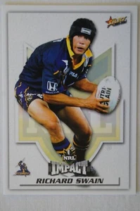 NRL Rugby League Select Impact In Action Trade Card Storm Richard Swain - Picture 1 of 4