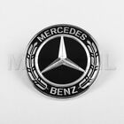 Genuine Mercedes-Benz Black Wreath Flat Bonnet Badge Emblem A0008171801 Mercedes-Benz a-class