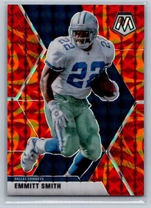 2020 Panini Mosaic #64 Emmitt Smith Prizm Reactive Orange - Picture 1 of 2