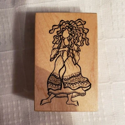 RARE! Wacky Wonderful Woman rubber stamp by Suzy Toronto  - Изображение 1 из 4