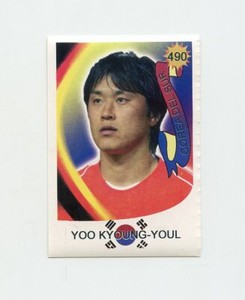 #TN26511 YOO KYOUNG-YOUL 2006 Reyanca Vive El Futbol Sticker