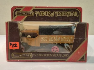 Matchbox Models of Yesteryear Y-27 1922 Foden Steam Lorry, Tate Lyles Sugar - Picture 1 of 4