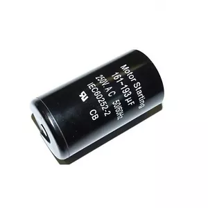 CONDENSADOR DE ARRANQUE MOTOR/COMPRESOR 161-193 μF UF MICROFARADIO 220V 240V 250V - Imagen 1 de 2