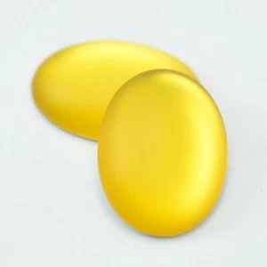 25x18mm Ovalado Lunasoft Cabujón - Limón - Cantidad 1 - Luna Lucite Cabujón - Imagen 1 de 1
