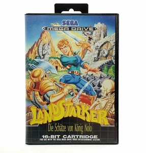 Juego Sega Mega Drive: Landstalker + guía - embalaje original e instrucciones | MD PAL 16-Bit - Imagen 1 de 4