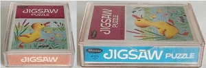 1968 WHITMAN DUCK/POND JIGSAW PUZZLE-BRAND NEW/UNOPENED-24 PIECES-CARD SIZE - Picture 1 of 5