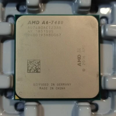 AMD A6-7480 Series Socket FM2 Quad Core CPU 3.5 GHz AD7480ACI23AB Processor GPU - Image 1 of 2