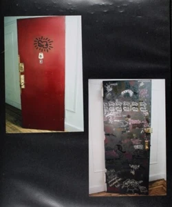 KEITH HARING DOOR GRAFFITI TAG PHOTOS BROOME STREET APARTMENT - Picture 1 of 24