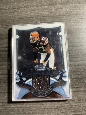 BRAYLON EDWARDS 07 BOWMAN STERLING Game worn jersey Cleveland Browns Sh - Image 1 of 2