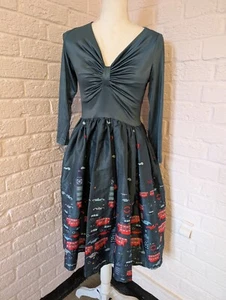 Lindy Bop Sinead London swing dresss size 8 - Picture 1 of 6