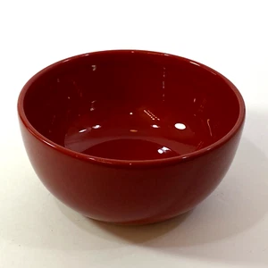 Cuenco de cereal cupé rojo manzana caramelo Noble Excellence 5 3/8" hecho en Alemania - Imagen 1 de 8