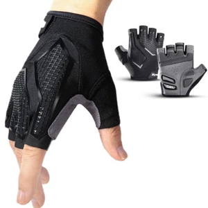 Fingerless Half-Finger Tactical Gloves Motorcycle Driving Gloves Riding Gloves - Picture 1 of 10