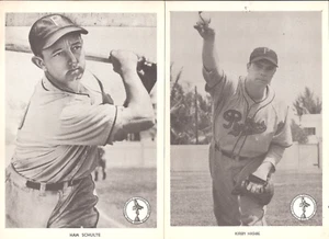 2 SELTENE 1940 Philadelphia Phillies Team Ausgabe MLB Fotos Schulte & Higbe W Serie - Bild 1 von 1
