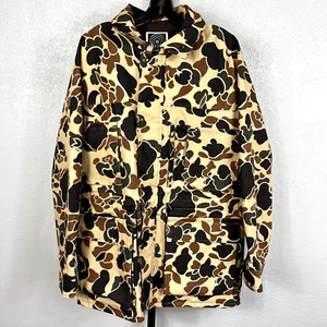 Vintage Duck Camo Goretex Hunting Jacket 10X Men's Medium Long - FITS LARGE - Picture 1 of 11
