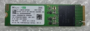 SK hynix BC511 NVMe 256GB HFM256GDJTNI-82A0A M.2 SSD 2280 HP Laptop - Afbeelding 1 van 1