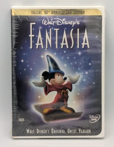 Disney Fantasia DVD 2000 Full-Length Uncut 60th Anniversary Edition New Sealed - Picture 1 of 6