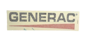 Logotipo de calcomanía de piezas Generac 0H2159A para generador calcomanía adhesiva 16" x 4,5" - Imagen 1 de 4