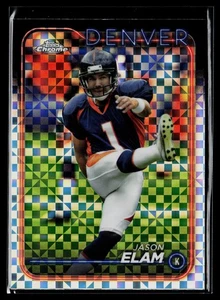 2024 Topps Chrome #65 Jason Elam X-Fractor - Picture 1 of 2
