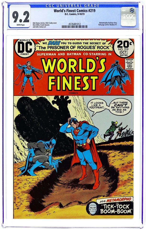 World's Finest #219 CGC 9.2 1973 4576481012 - Image 1 of 1