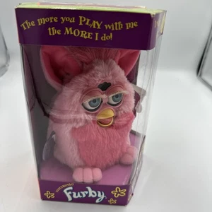 Vintage 1999 Rare Flamingo Pink FURBY Tiger Electronics NEW IN BOX Mod 70-800  - Picture 1 of 5