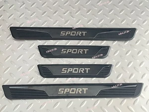 4PCS For Ford 2022 Sport Accessories BLK Car Door Scuff Sill Cover - Picture 1 of 6