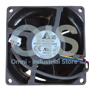 1PC New DELTA AFB0812SHE 8038 8CM 12V 1.0A Double Ball Cooling Fan - Afbeelding 1 van 3