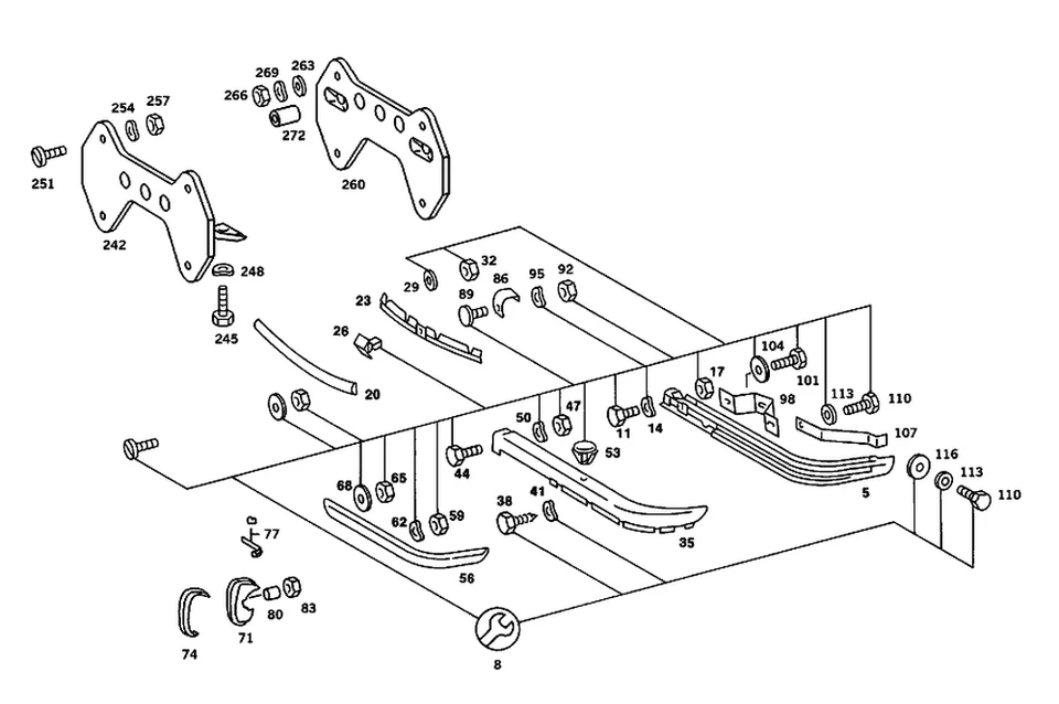 Amortiguador de impacto original Mercedes-Benz 107-880-02-14 Foto 1 de 1
