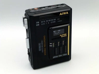 Aiwa HS-J370 Walkman, komplett gemacht mit Dolby, Super Bass, Radio u. Aufnahme - Bild 1 von 4