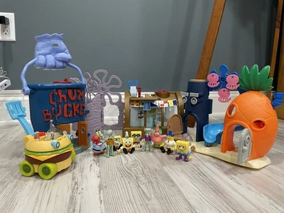 Lote de juguetes de Bob Esponja Foto 1 de 4
