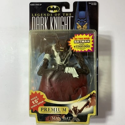 Vintage 1997 Kenner Legends of the Dark Knight MAN-BAT Figure SEALED 🔥NEW🔥 - Image 1 of 4