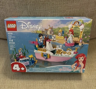 LEGO 43191 Disney Princesa Ariels Barco de Celebración Nuevo Caja Sellada Foto 1 de 3