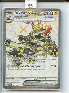 2024 Pokémon SV5a 081/064 Revavroom ex Shiny Holo Rare English - Foto 1 di 2