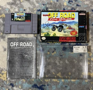 Super Off Road The Baja (Super Nintendo SNES) Box, Manual, + Cartridge - Picture 1 of 4